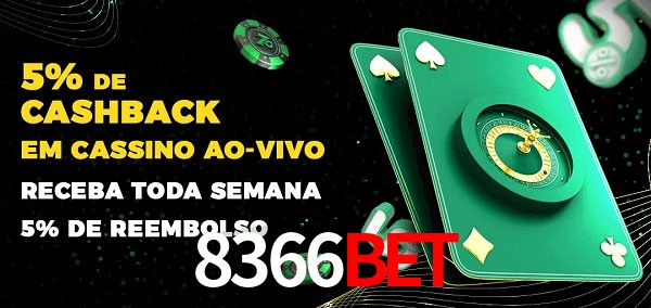 Promoções do cassino ao Vivo 8366bet